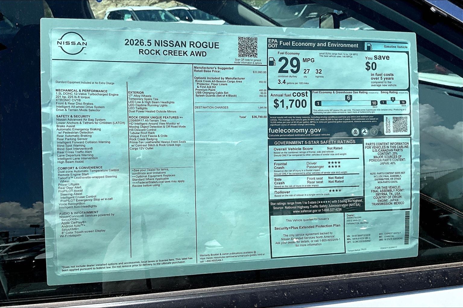 2026 Nissan Rogue Rock Creek®