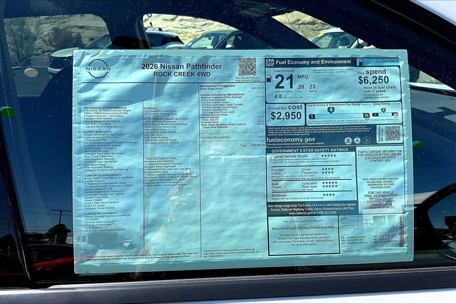 2026 Nissan Pathfinder Rock Creek®