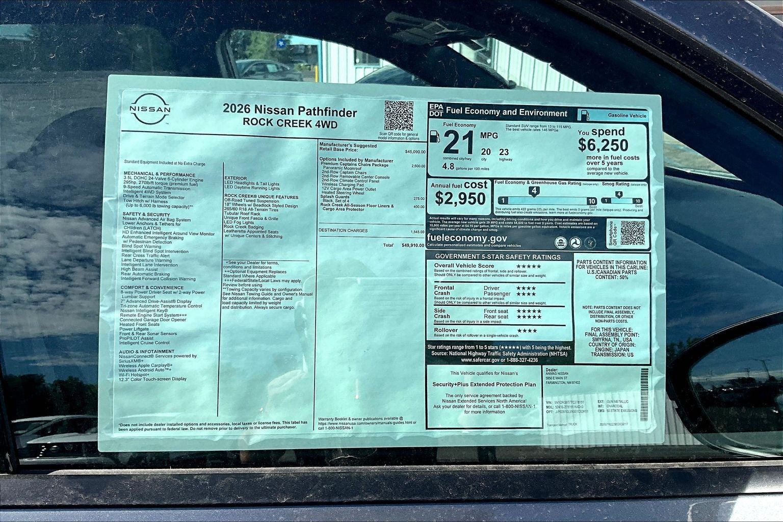 2026 Nissan Pathfinder Rock Creek®