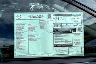 2026 Nissan Pathfinder Rock Creek®