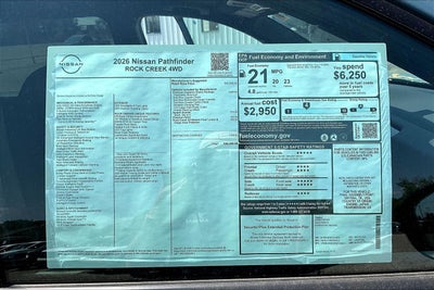 2026 Nissan Pathfinder Rock Creek®