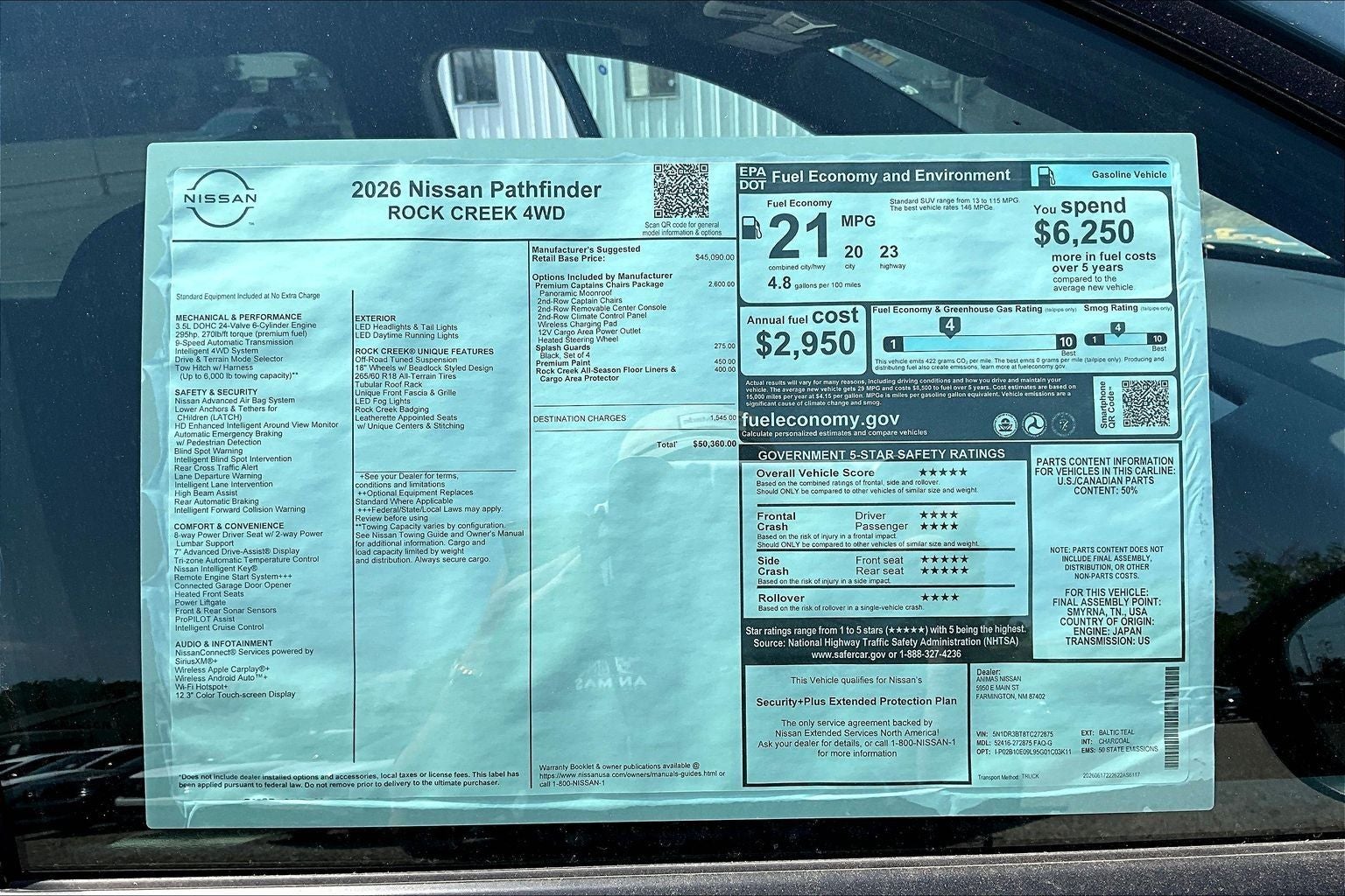 2026 Nissan Pathfinder Rock Creek®