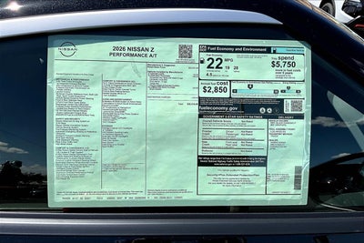 2026 Nissan Z Performance