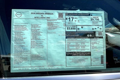 2026 Nissan Armada SL