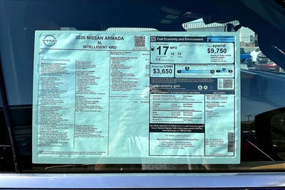 2026 Nissan Armada SL