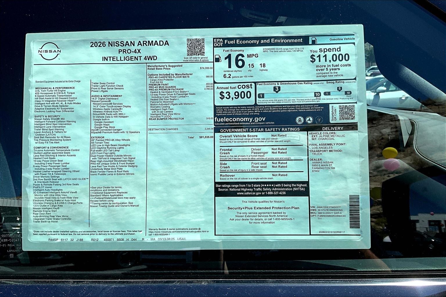 2026 Nissan Armada PRO-4X®