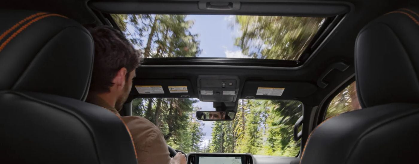 2026 Nissan Frontier interior moonroof.