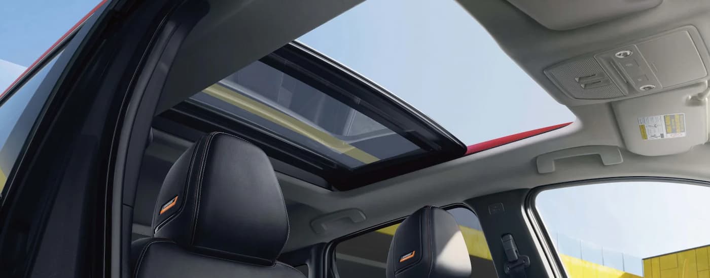 Open sunroof in a 2026 Nissan Kicks
