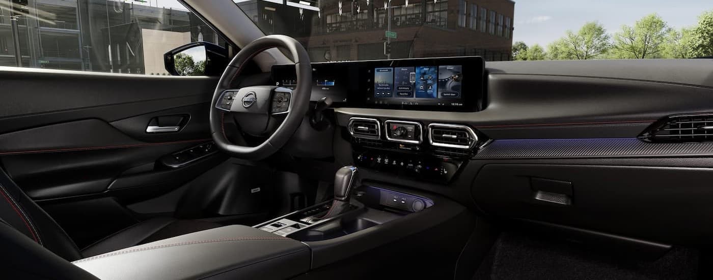 Black dash in a 2026 Nissan Sentra.